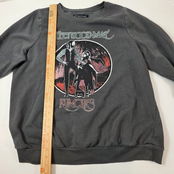 Torrid Women's Plus Size Fleetwood Mac Cozy Fleece Crew Sweatshirt Size 1 - Picture 4 of 5
